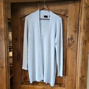 Cyrus Cream Cardigan Sweater Lightweight Knit Size L
